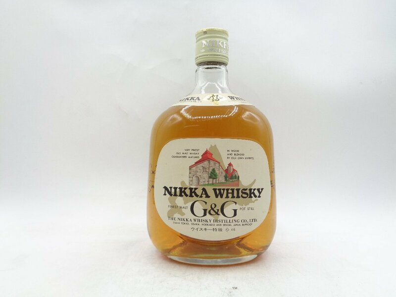 【1円】～ NIKKA WHISKY ニッカ G&G 白びん ウイスキー 特級 760ml 未開封 古酒 X273866