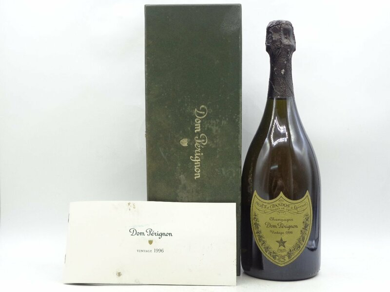 【1円】～ Dom Perignon 1996 ドンペリニヨン シャンパン 箱入 未開封 古酒 750ml 12,5% ※液面低下 P033754