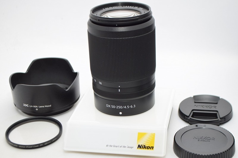 美品★Nikon ニコン NIKKOR Z DX 50-250mm F4.5-6.3 VR★レンズフード付・おまけ付