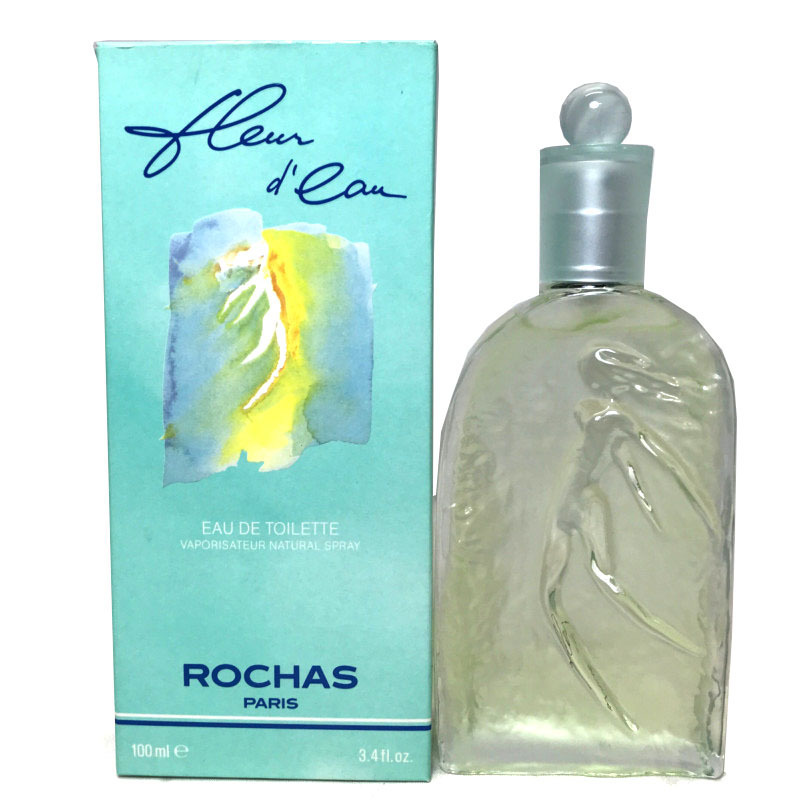 ロシャス ROCHAS レディース 香水 フルールドオウ グリーン スプレー 中古 レア オーデトワレ EDT 美品 100ml