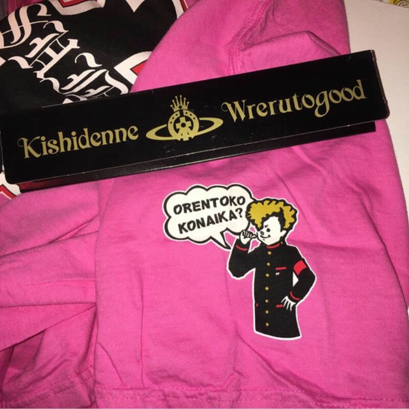 vivienne westwoodと見間違える氣志團最終章記念Tシャツ★ド派手ピンク★Lサイズ★男女兼用