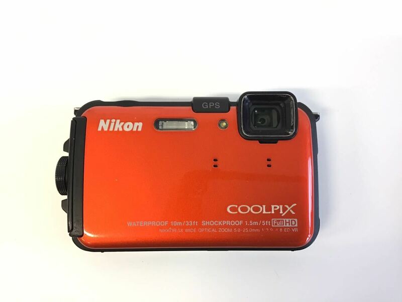 21731 【動作品】 Nikon ニコン COOLPIX AW100 コンパクトデジタルカメラ バッテリー付属