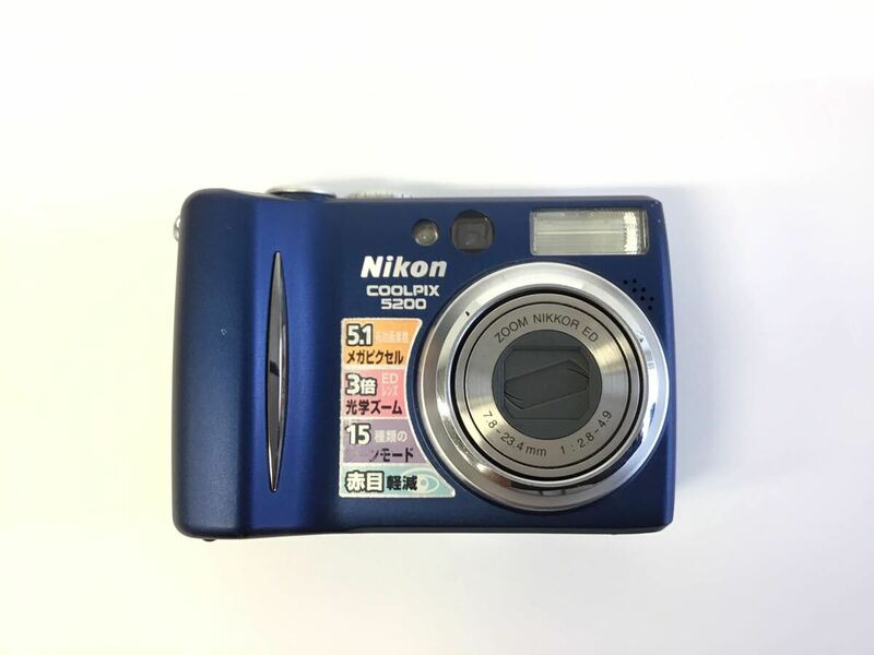 67284 【動作品】 NIKON ニコン COOLPIX 5200 コンパクトデジタルカメラ 