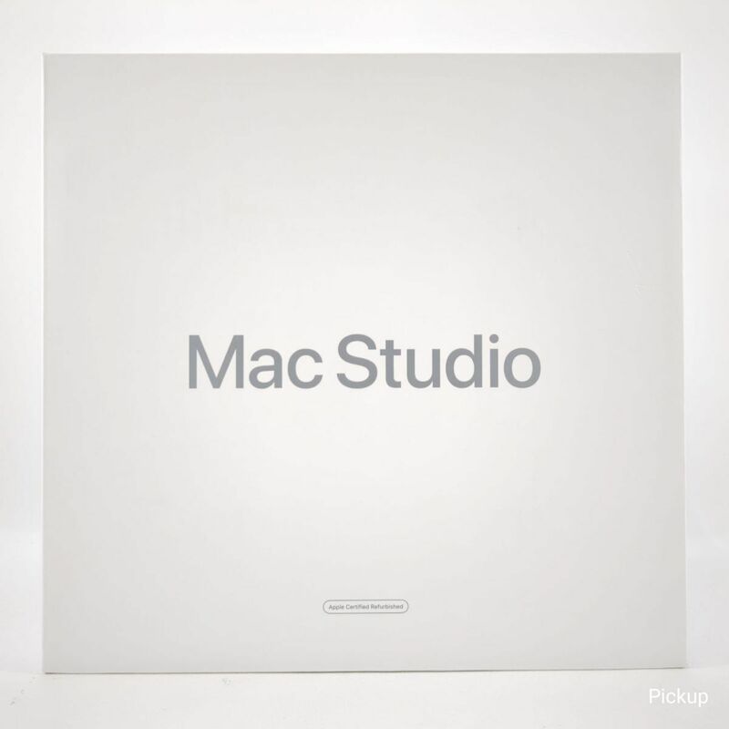 【美品】 Apple Mac Studio パソコン G14JEJ/A macOS Ver.13.5.1 Apple M1 MAX アップル マック スタジオ PC ◆3104/磐田店