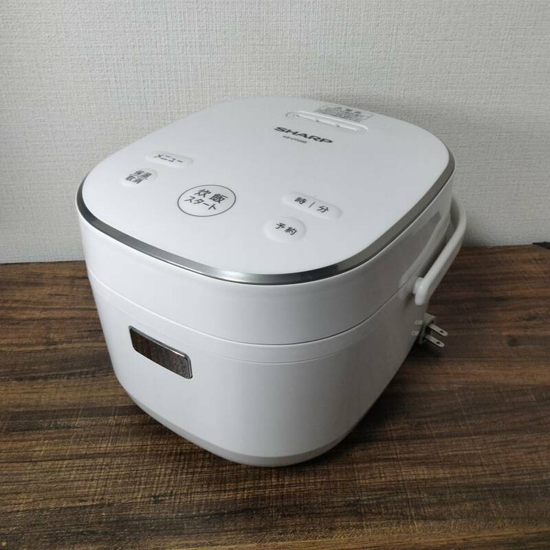 2020年製 SHARP KS-CF05B-W ジャー炊飯器 3合炊き 動作確認済 一人暮らし J1