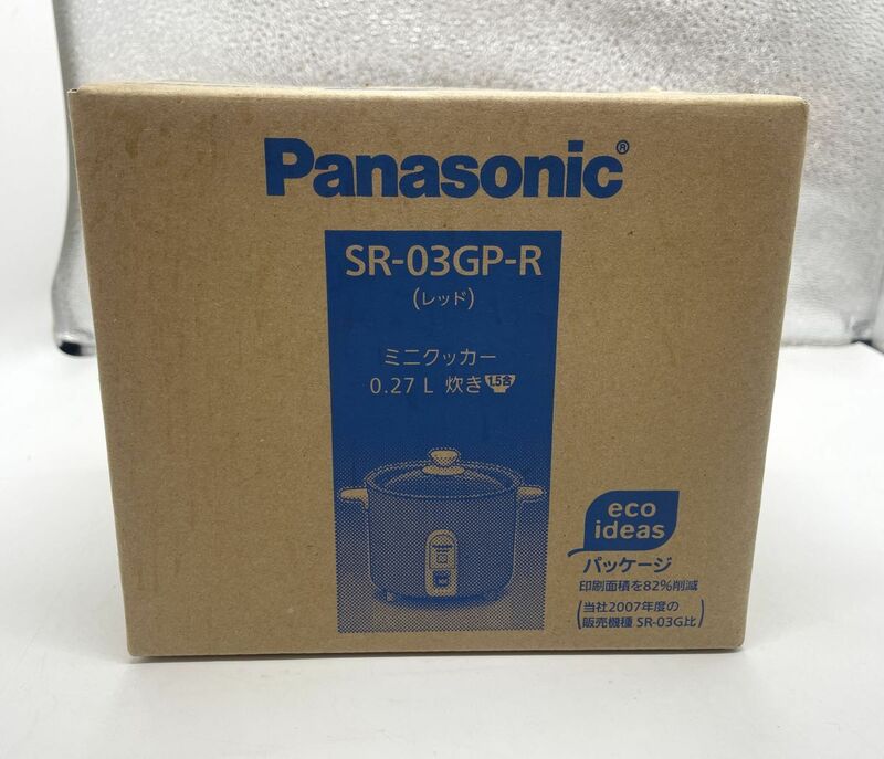 パナソニック ミニクッカー(1.5合) SR-03GP-R Panasonic　(J181)