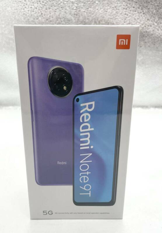 SIMフリー SoftBank Redmi Note 9T 128GB [Nightfall Black ブラック] (J158)