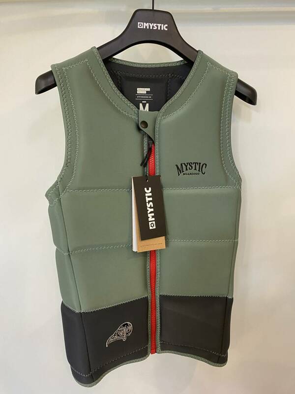 新品 MYSTIC ミスティック PEACOCK impact Vest Fzip Wake 新品正規品 Mサイズ ウェイクボード 6101