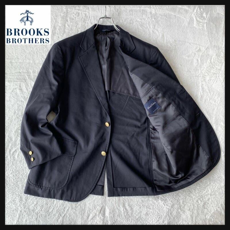 【人気】BROOKS BROTHERS ブルックス ブラザーズ 3B ウール テーラード ジャケット ブレザー 紺ブレ 金ボタン 日本製