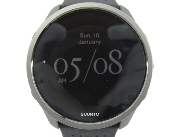 n50981-ap 中古◇SUUNTO 5 PEAK ALL BLACK スント GPSスポーツウォッチ アウトドア 健康管理 腕時計 [155-240601]