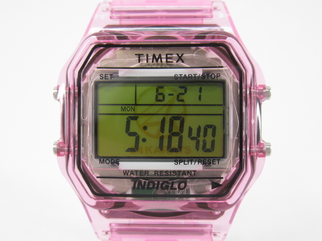 s60688-ap [送料950円]中古◇TIMEX×24KARATS Classics Digital Watch タイメックス コラボ クォーツ デジタル 腕時計 [155-240609]