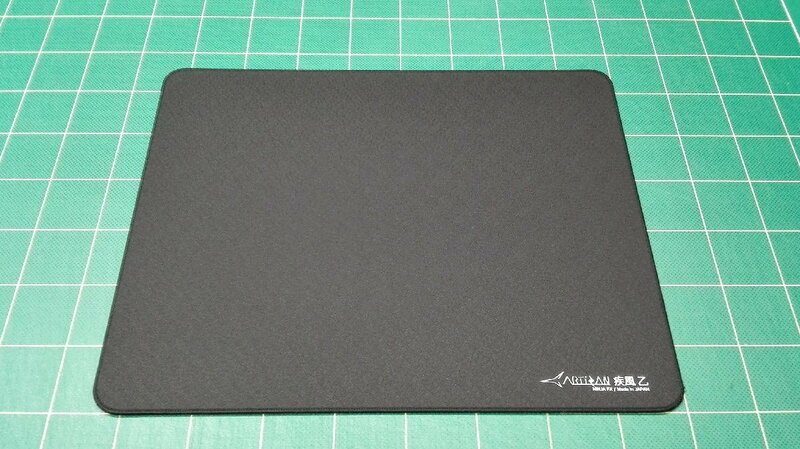 ゲーミングマウスパッド NINJA FX ハヤテ 乙 SOFT L 42Ｘ33Ｘ0.4cm ニンジャブラック【開封品汚れなし】(2539198)※代引不可