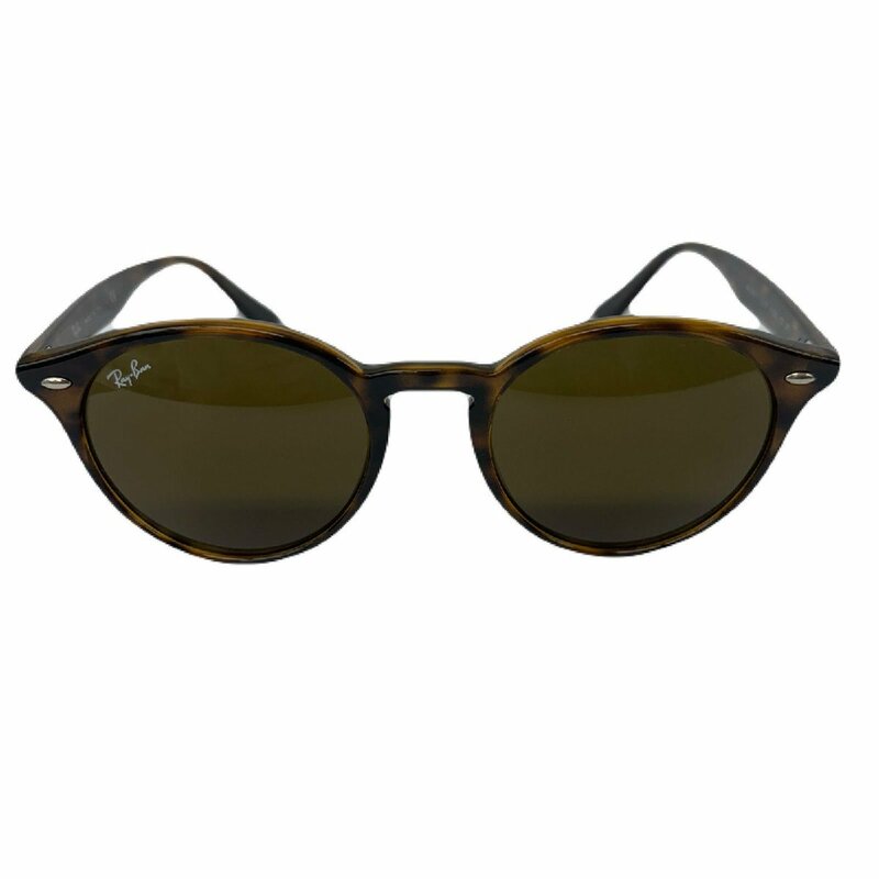 ■ 1円 ～ 正規 中古品 参定2.8万■ レイバン Ray-Ban ■ RB2180-F 710/73 51□20 150 3N ■ サングラス ハバナ ブラウン ラウンド