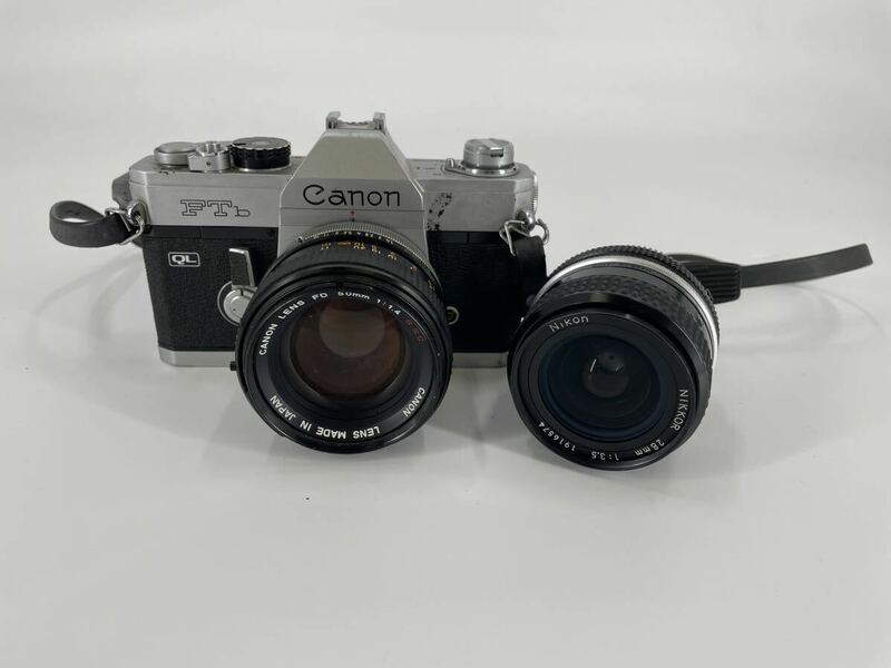 【2】CANON キャノン NIKKOR FTb 稼働不明 中古品