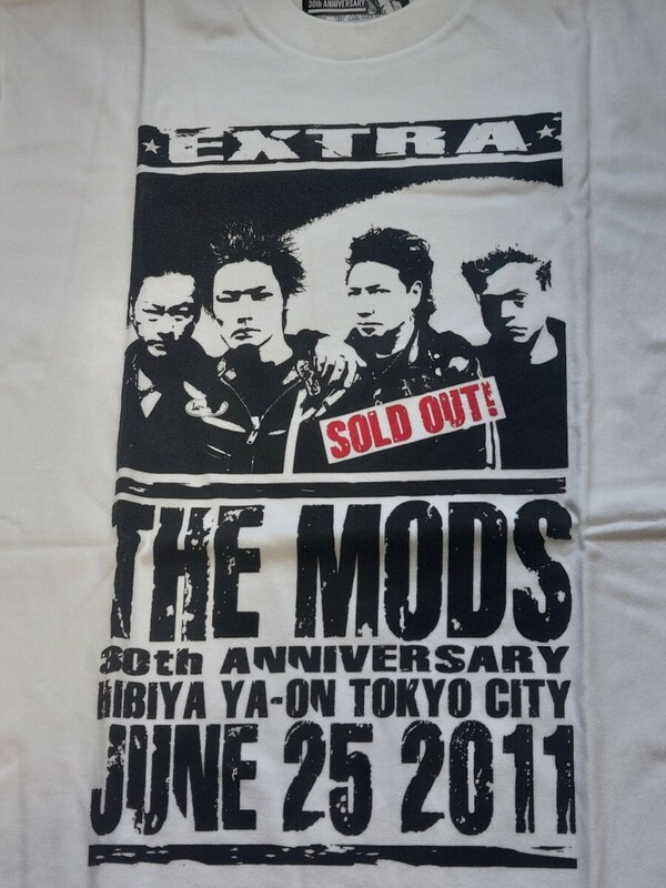 新品未使用　THE MODS　30th記念野音　Tシャツ　Lサイズ　売切商品