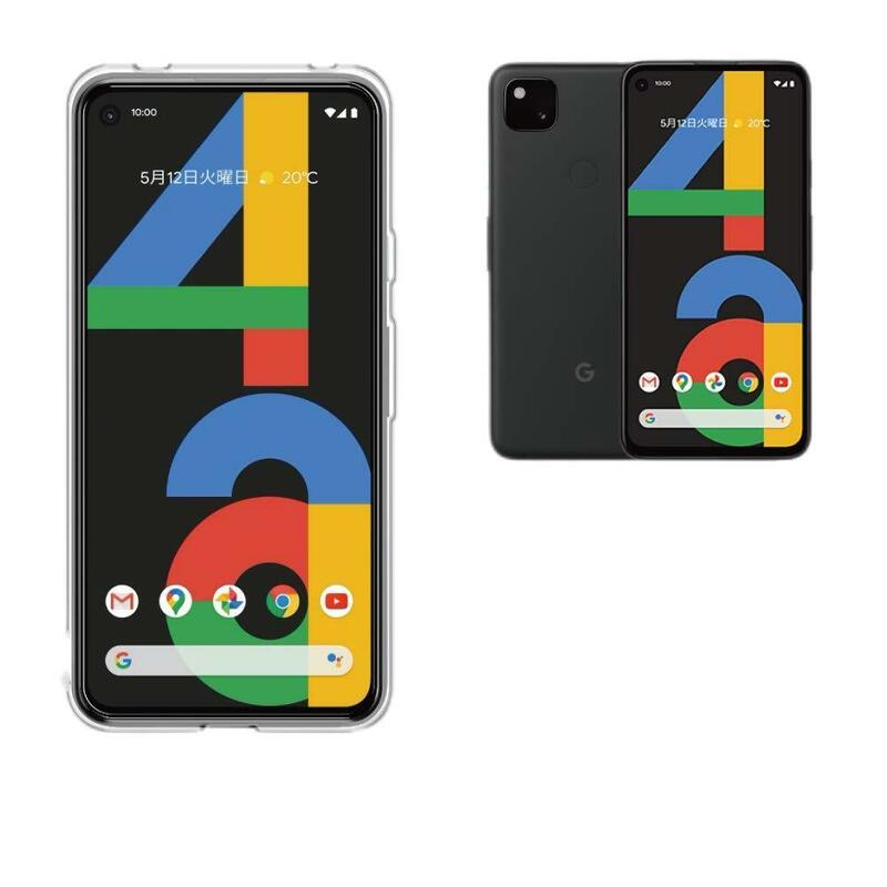 【O5AL】Google Pixel 4a ケース ストラップホール 透明 落下防止 スマホケース カバー Qi ワイヤレス充電対応 Google Pixel 4a (クリア)