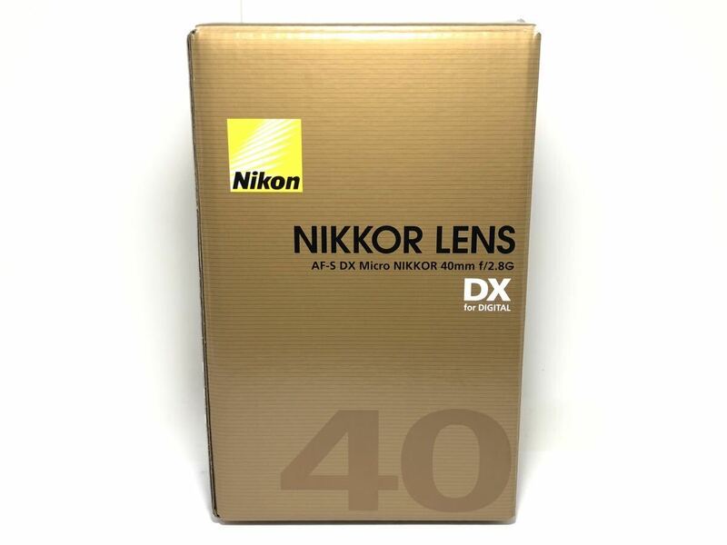 #165【新品未使用・保証期間内 プロテクター付】Nikon ニコン AF-S DX Micro NIKKOR 40mm F2.8 G