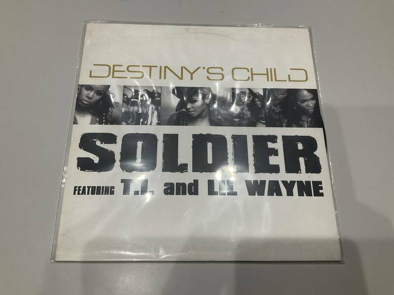 LP レコード　DESTINIY’S CHILD/SOLDIER FEATURING T.I. and LIL WAYNE 【A】