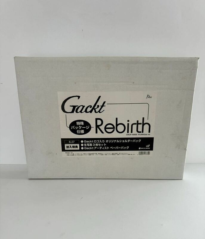Gackt Rebirth/特殊パッケージ仕様/封入特典/CRCP-40005 （管理No.3）
