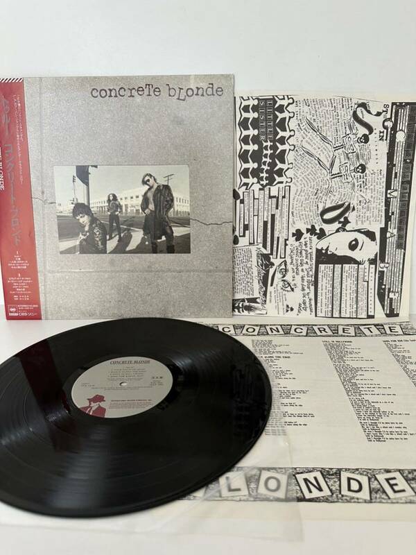 レコード LP 見本盤 「コンクリート・ブロンド／トゥルー」 28AP 3305（管理No.21）