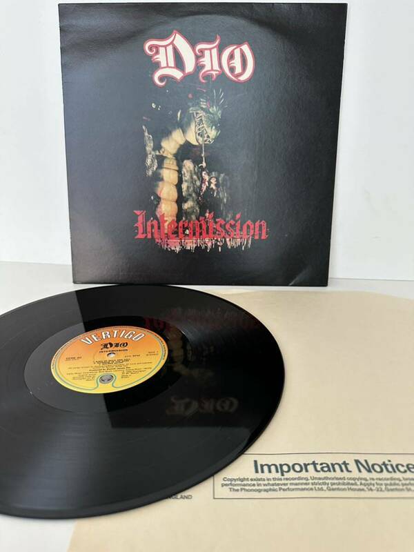 レコード LP METAL/DIO/ INTERMISSION UK盤 VERB 40（管理No.21）