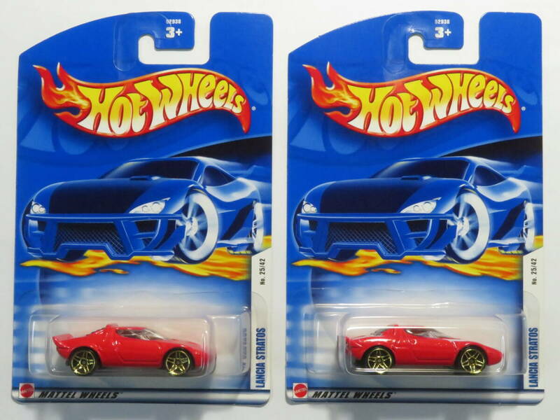 LANCIA STRATOS　（２台・カラー違い）　Hot Wheels　2002 FIRST EDITIONS　No.037