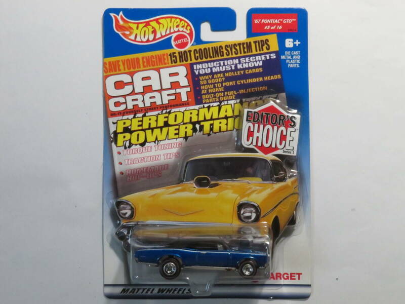 ’67 PONTIAC GTO　EDITOR’S CHOICE　TARGET限定　Hot Wheels