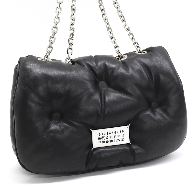 メゾンマルジェラ グラムスラム ショルダーバッグ S56WG0169 レザー ブラック 黒 Maison Margiela