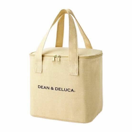 DEAN＆DELUCA(ディーン＆デルーカ)リネン風 保冷バッグ 付録限定 クーラーバッグ 春夏 ランチトート パーティー アウトドア キャンプ