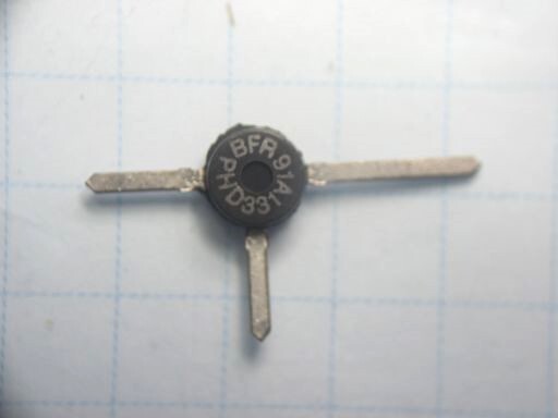 P00309　Philips？？　フィリップス？？　高周波用トランジスタ　BFR91A　未使用品ですが長期保存品のためジャンク品　１個　