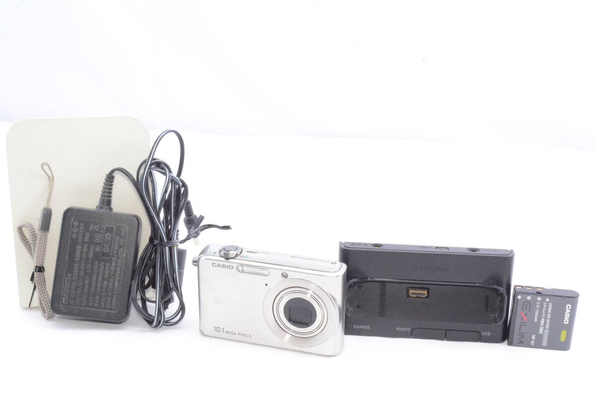 CASIO カシオ EX-Z1000 シルバー 動作確認済 コンデジ デジタル コンパクト カメラ ※難有品 　　2406020Y