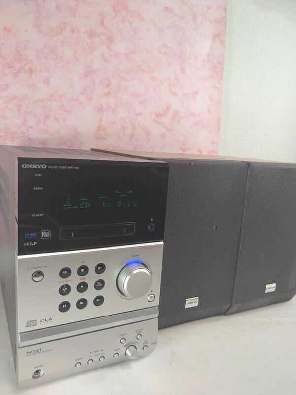 【中古】ONKYO FR-B7 Hi-MDコンポ　スピーカー　D-B7