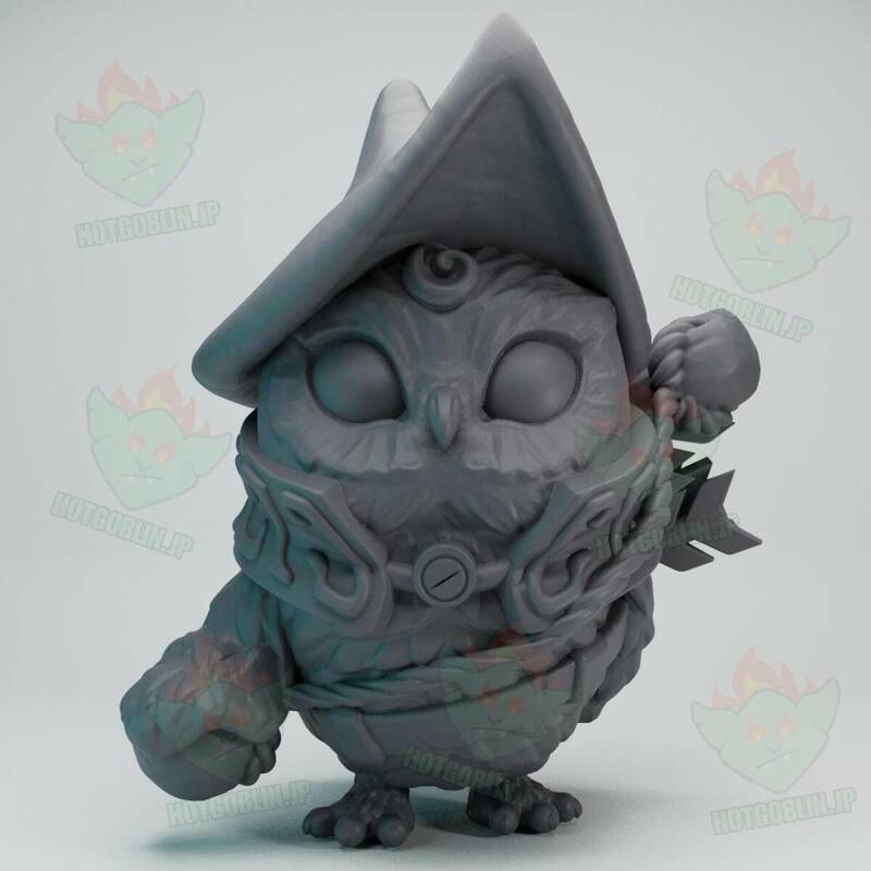 フクロウのレンジャー（Owlkin Ranger）D&D・TRPG用 3Dプリント ミニチュア 未塗装