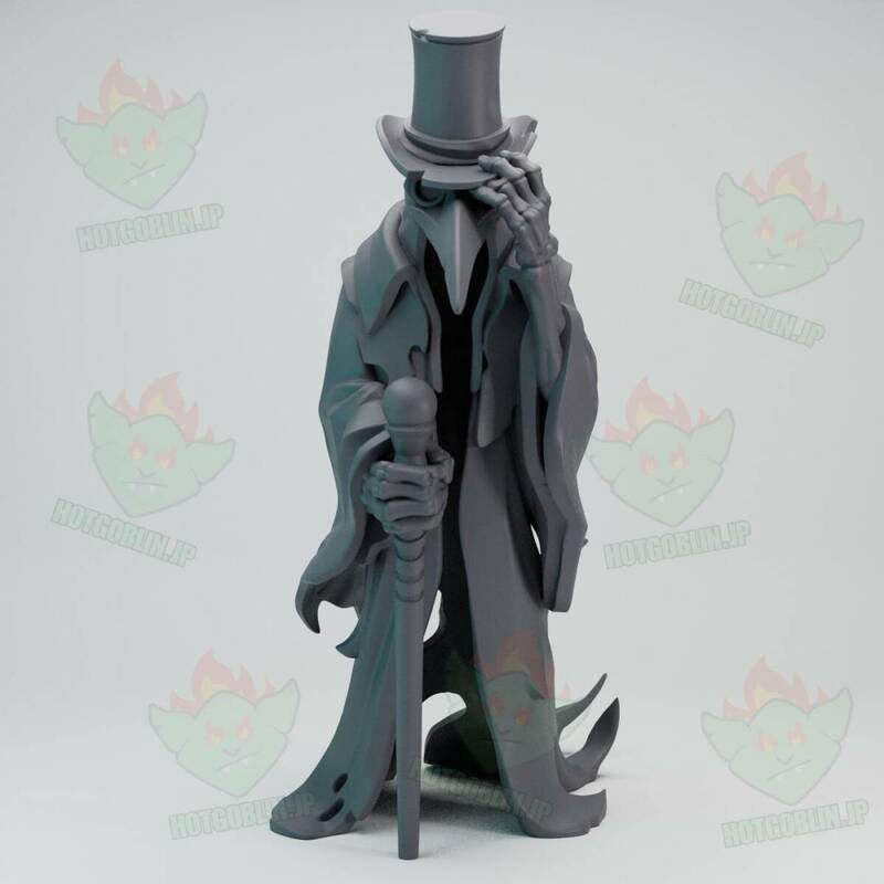 ゴーストのペスト医者（Plague Doctor Ghost）D&D・TRPG用 3Dプリント ミニチュア 未塗装