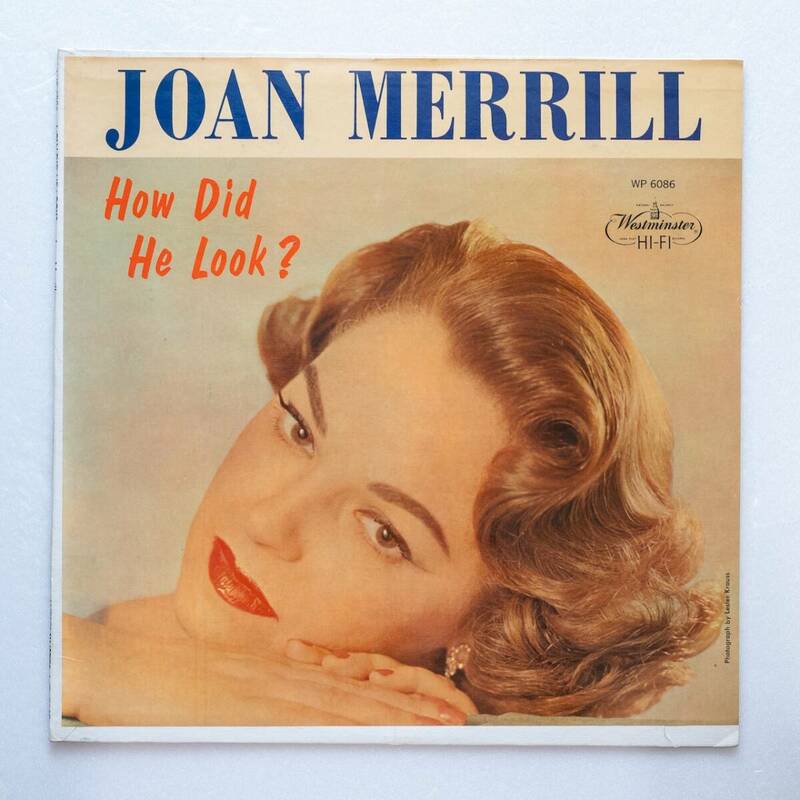 USオリジナル盤　JOAN MERRILL / How Did He Look? 美盤モノラルLP / パープル / DG / 再生音良好 / ジョアン・メリル