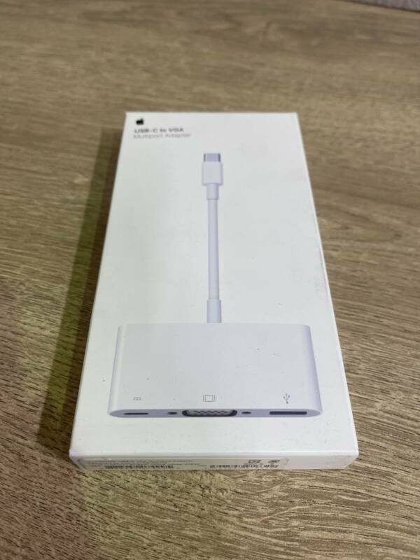 純正 Apple アップル USB-C to VGA Multiport Adapter アダプタ MJ1L2AM/A A1620 未開封・箱痛み品