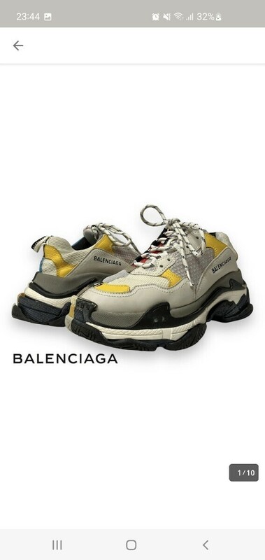 BALENCIAGA TRIPLE S MEN バレンシアガ トリプルエス トレーナー ダッド スニーカー メンズ41 シューズ マルチカラー 正規品