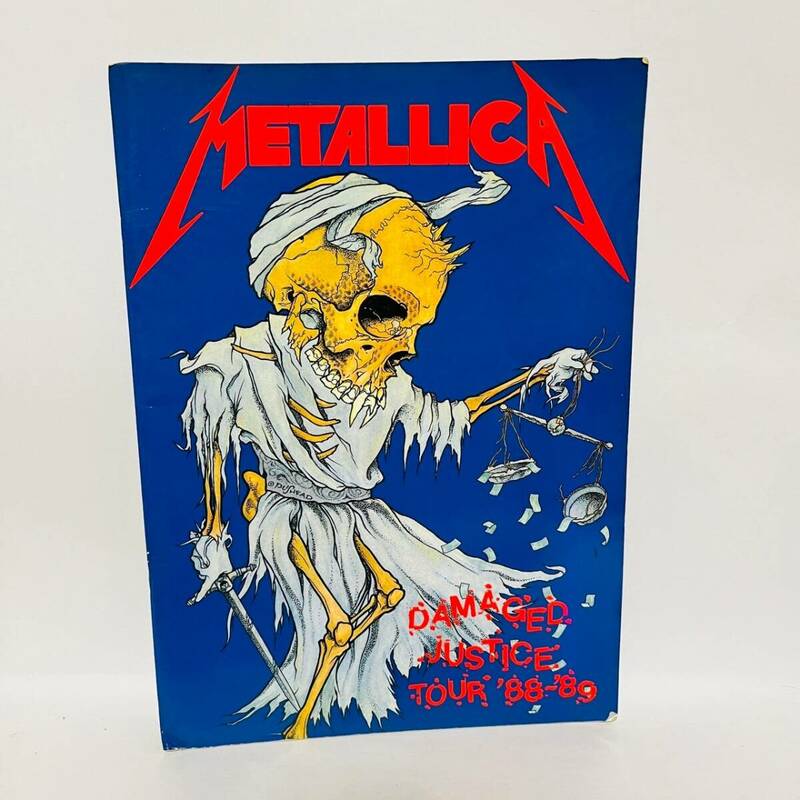 METALLICA メタリカ コンサート ツアーパンフレット DAMAGED JUSTICE TOUR ’88～’89