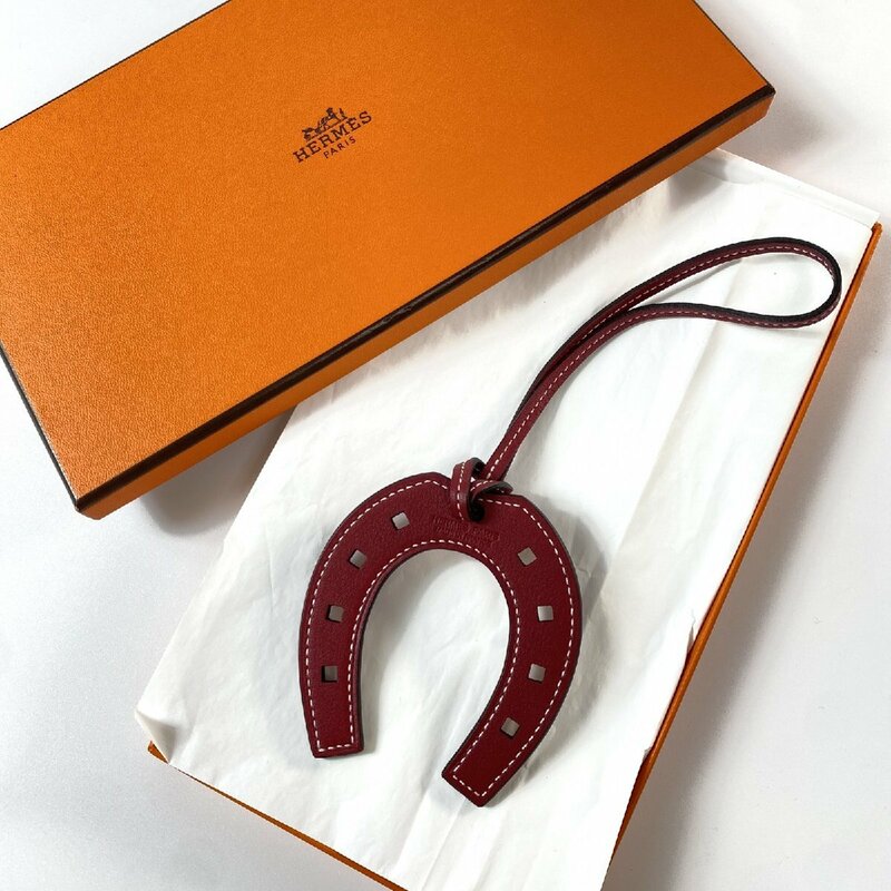 美品 エルメス HERMES レディース チャーム パドック ホースシュー