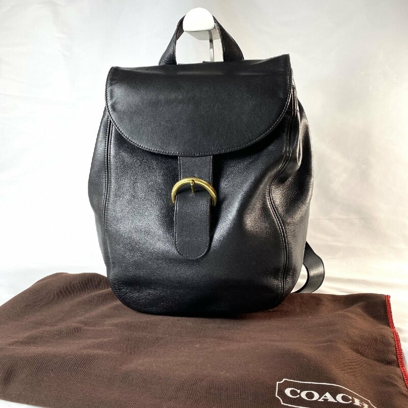 コーチ coach レディース オールドコーチ バッグパック リュック オールレザー ブラック