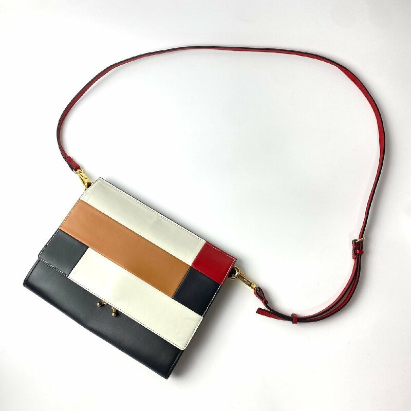 マルニ MARNI トランク ショルダーバッグ マルチカラー