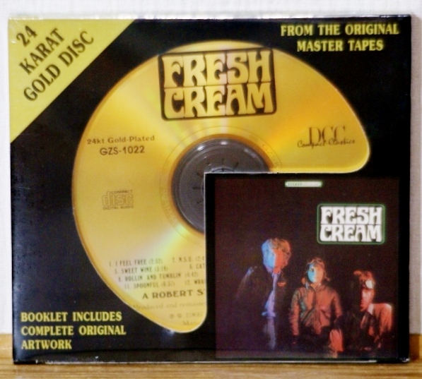 希少！未開封 DCC♪クリーム/FRESH CREAM＋3曲★高音質 ゴールドCD★24KT GOLD CD★エリック・クラブトン