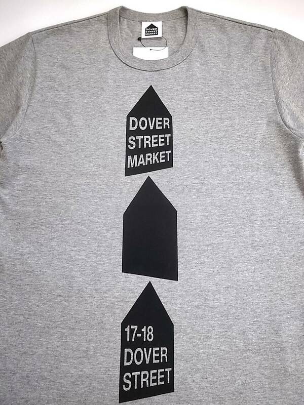 DOVER STREET MARKET LONDON/ドーバー ストリート マーケット1号店アドレス Tシャツ グレー sizeL