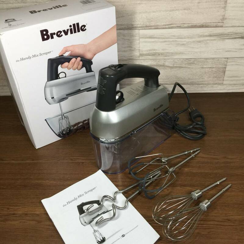 『美品』Breville Handy Mix Scraper BHM800 SILUSC/ビレブル ハンディミックススクレイパー/ハンドミキサー