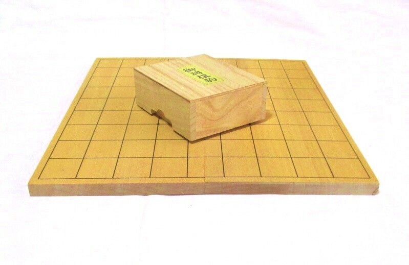 【新品】将棋セット　新桂　折将棋盤　木製将棋駒　