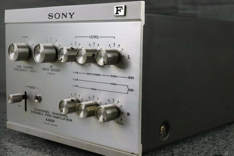 SONY ソニー TA-4300F チャンネルデバイダー プリアンプ【現状渡し品】★F