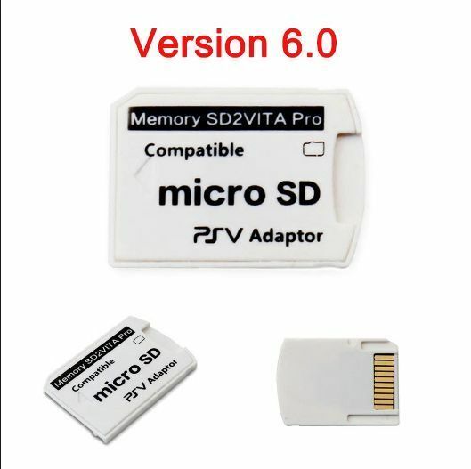 送料無料 SD2VITA microSDアダプター PlayStation Vita メモリーカード変換アダプター Ver 6.0 互換品