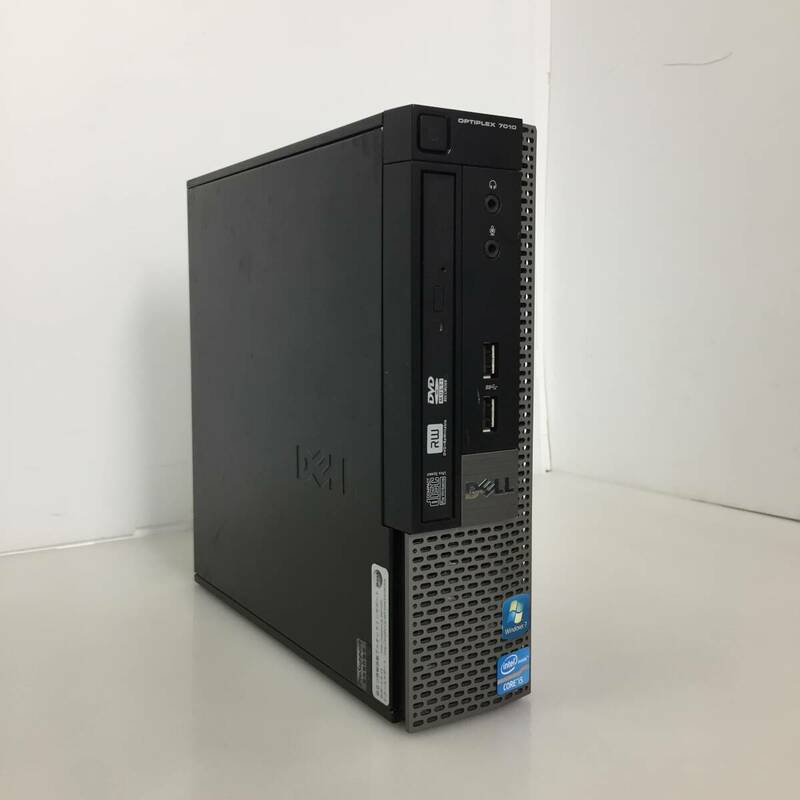 即決★DELL Optiplex 7010 ミニデスクトップPC Core i5-3470 2.90GHz 8GB/2.5インチマウンタ【BIOS確認/現状渡し】