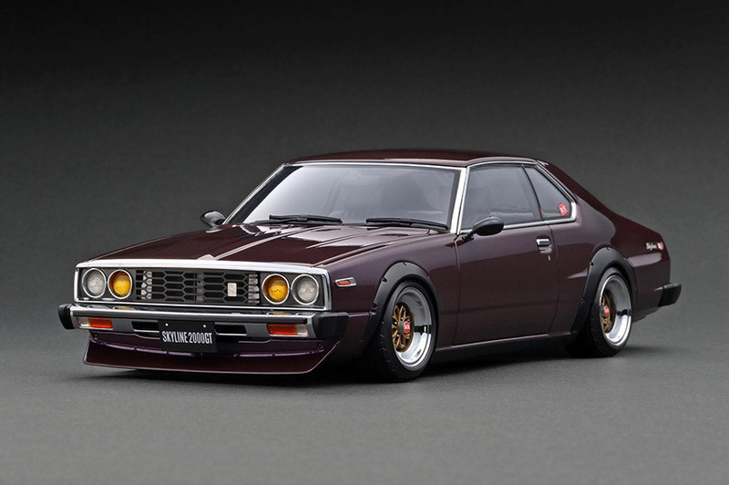 イグニッションモデル IG3232 1/18 日産 スカイライン 2000 GT-ES C210 パープル