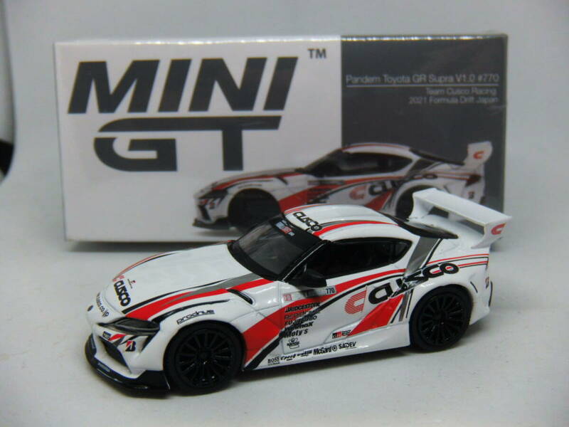 【蔵出】MINI GT #364 Pandem Toyota GR Supra V1.0 2021 Fomula Drift Japan#770 ミニGT #364 パンデム トヨタ GR スープラ 